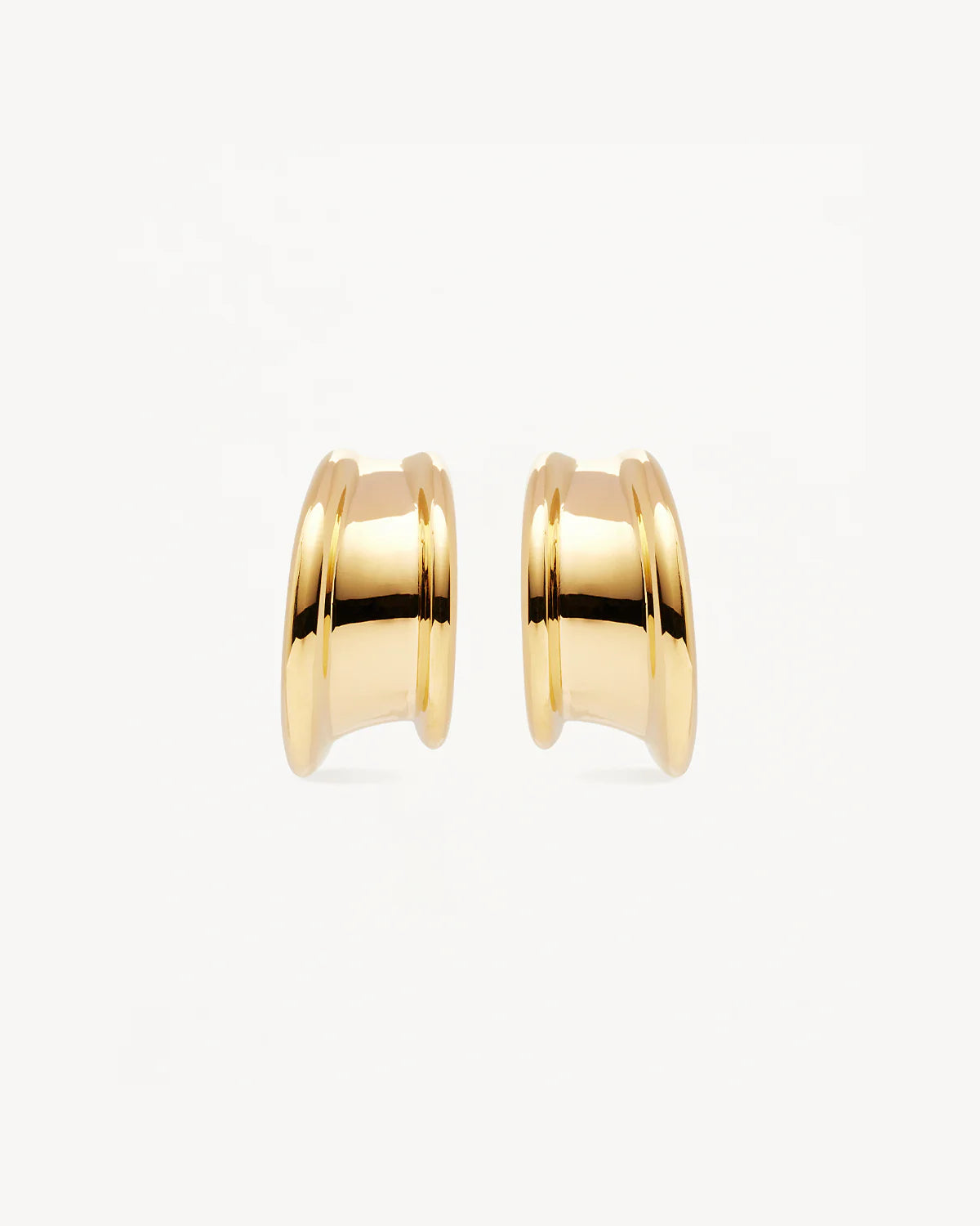 18k Gold Vermeil Muse Large Hoops