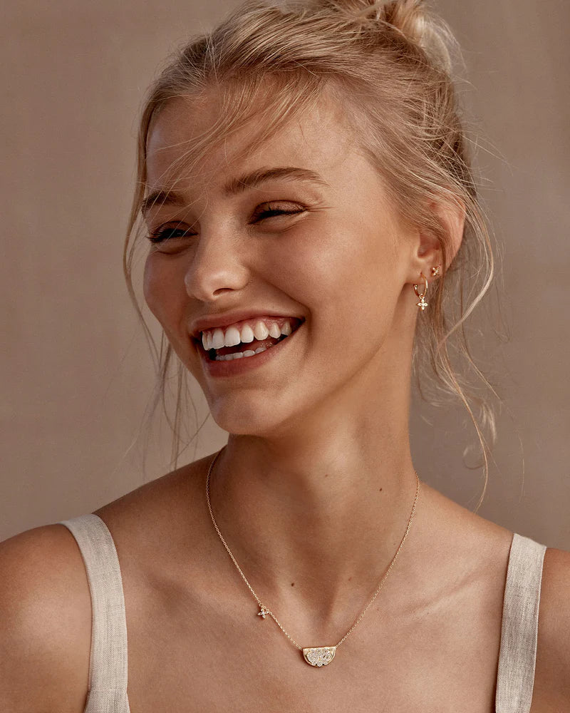 18k Gold Vermeil Live In Light Lotus Necklace