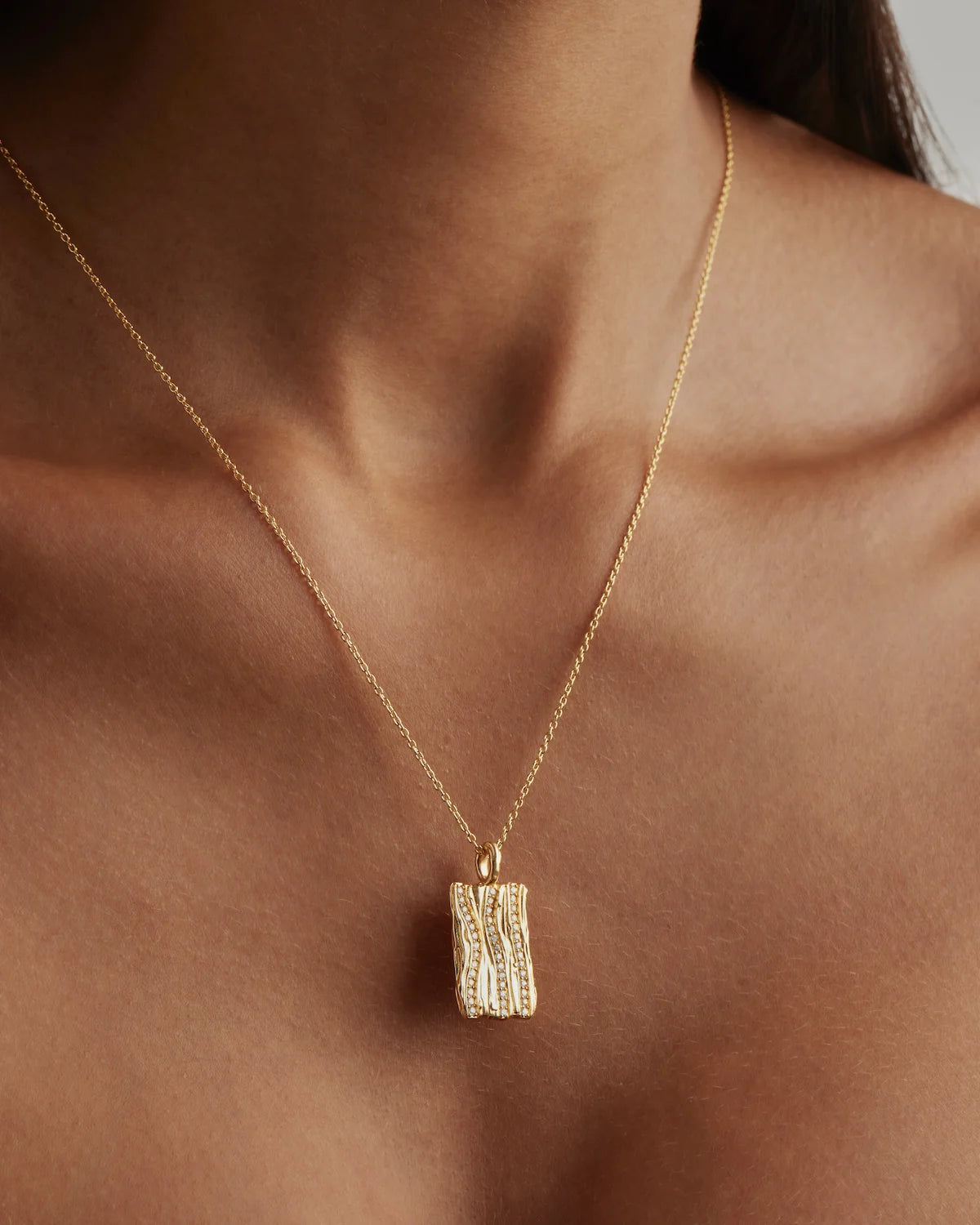 18k Gold Vermeil Embrace Stillness Necklace
