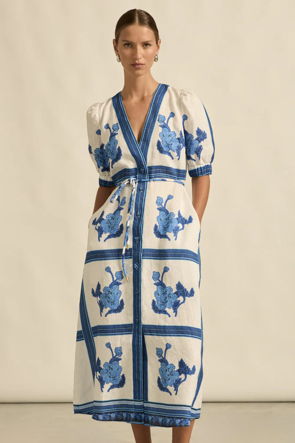 Portrait Dress | Azure Collage