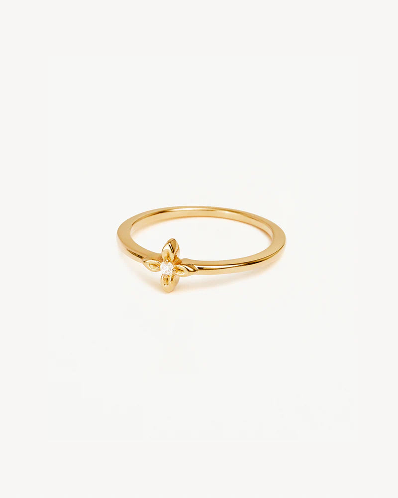 18k Gold Vermeil Live In Light Ring