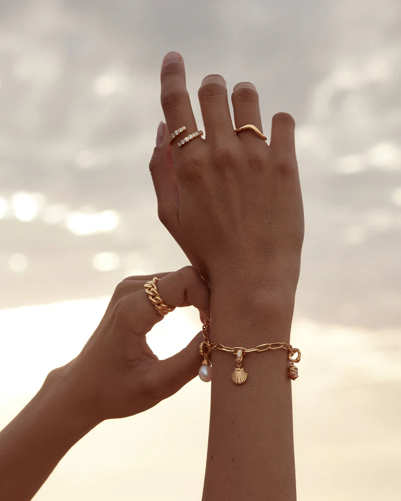 18k Gold Vermeil Endless Tides Ring