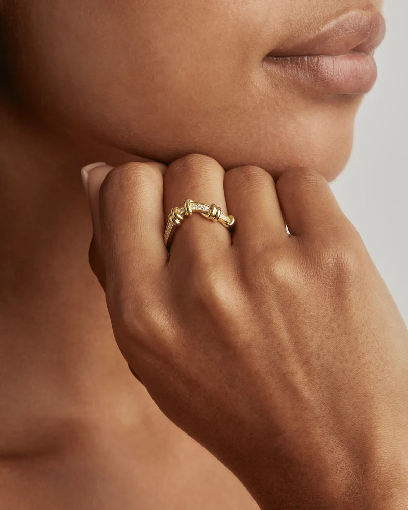 18K Gold Vermeil Embrace Stillness Ring