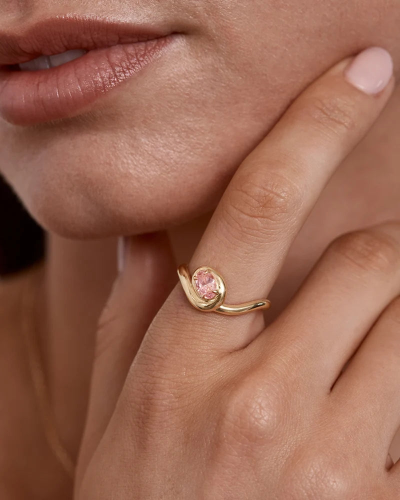 18K Gold Vermeil Embrace Love Ring