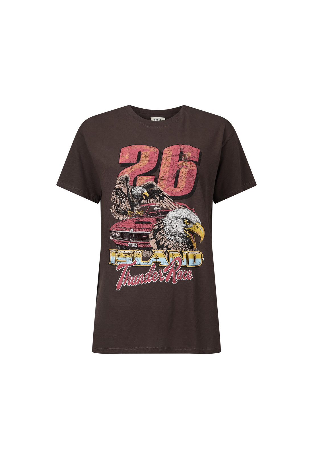 Island Thunder Tee | Charcoal