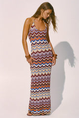 Elisa Maxi Dress | Cadaques Stripe