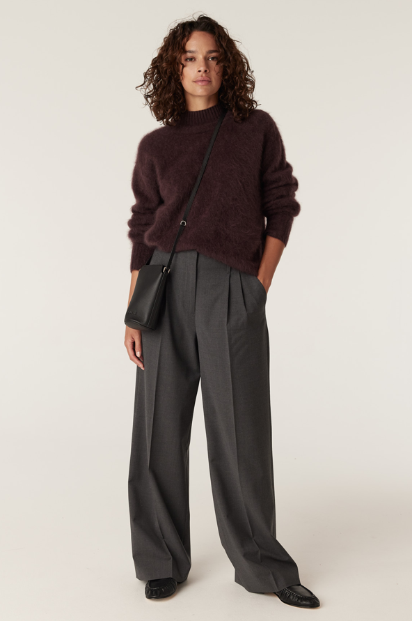 Brushed Cashwool Turtle Jumper | Shirza