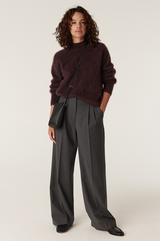 Brushed Cashwool Turtle Jumper | Shirza