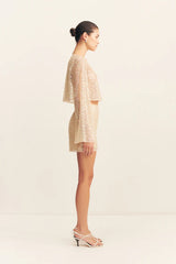 Everly Long Sleeve Top | Macadamia