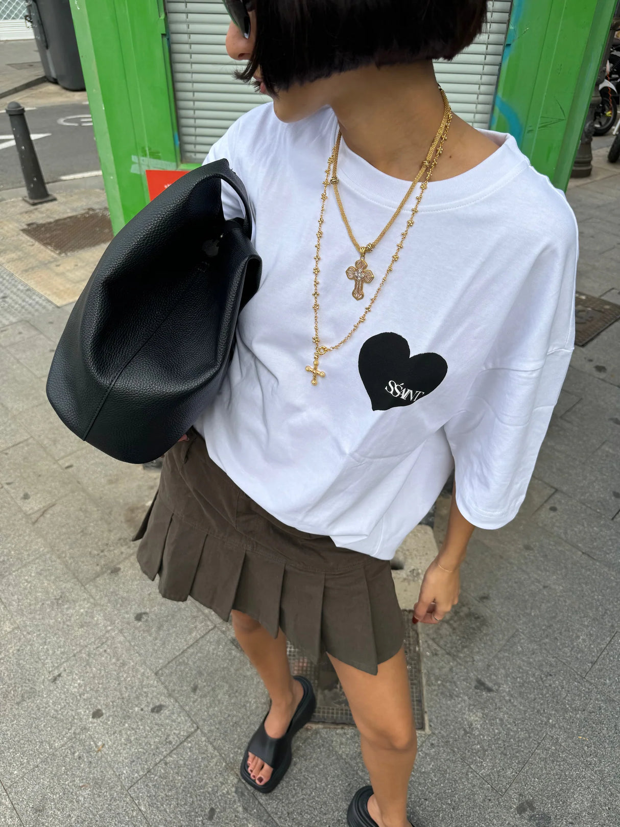 Heart Tee | White & Black