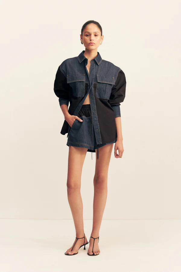 Harden Contrast Short | Deep Indigo