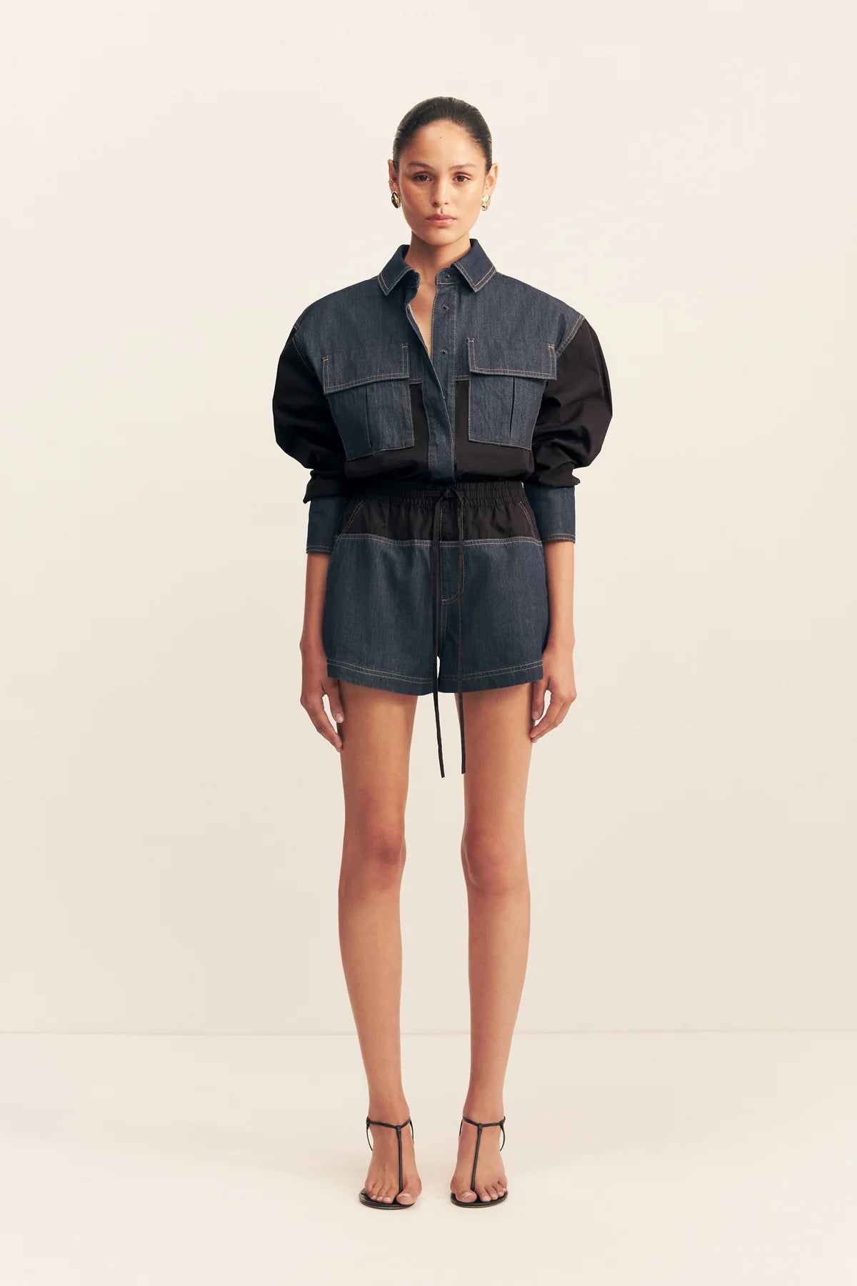 Harden Contrast Short | Deep Indigo