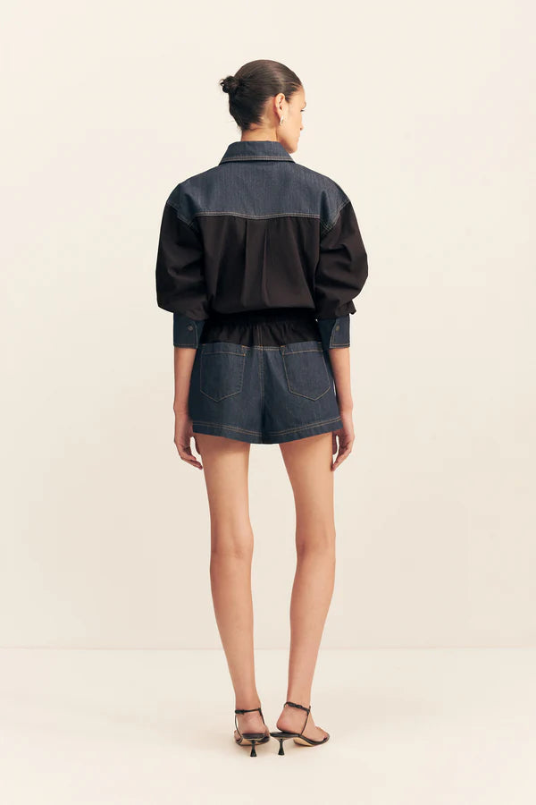 Harden Contrast Short | Deep Indigo
