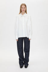 Fiora Long Sleeve Shirt | Soft White