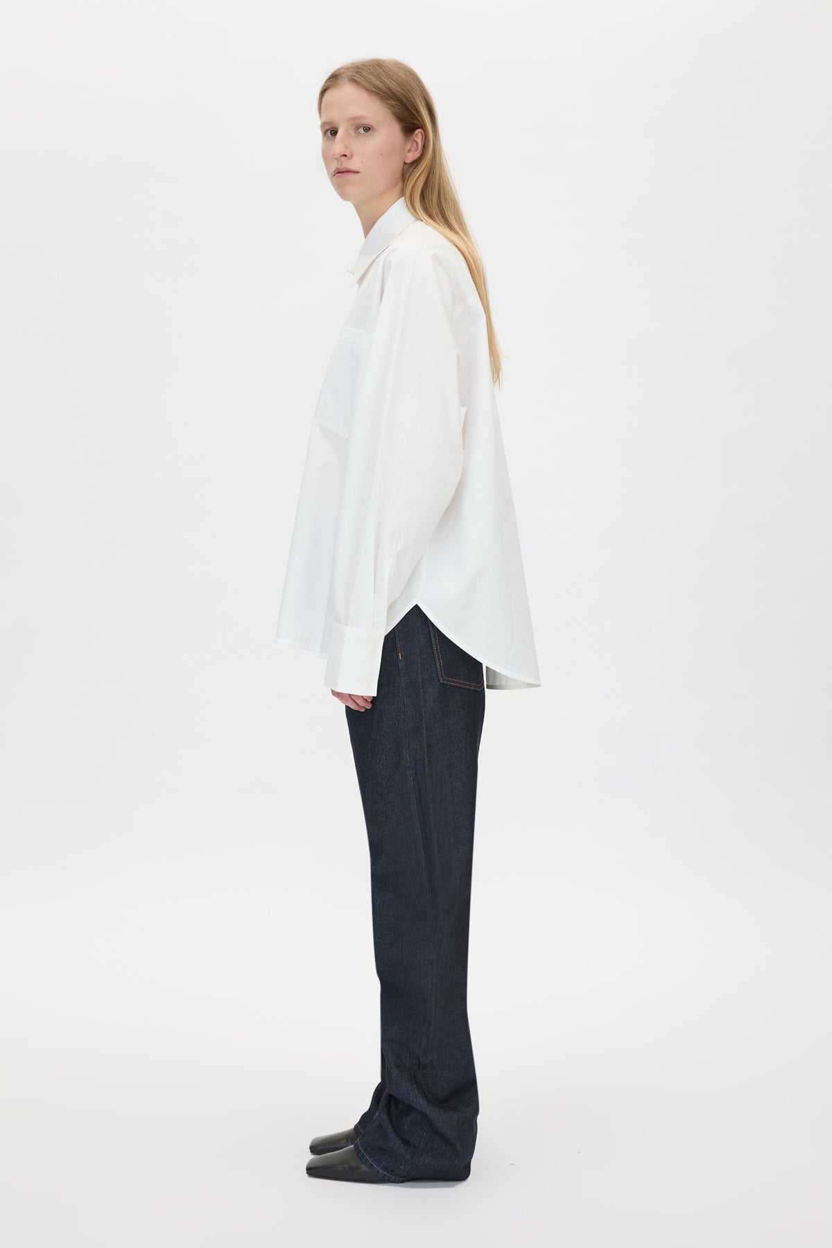 Fiora Long Sleeve Shirt | Soft White