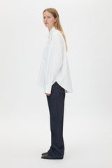 Fiora Long Sleeve Shirt | Soft White