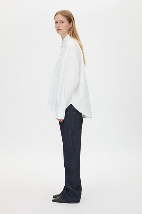 Fiora Long Sleeve Shirt | Soft White