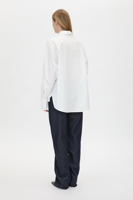 Fiora Long Sleeve Shirt | Soft White