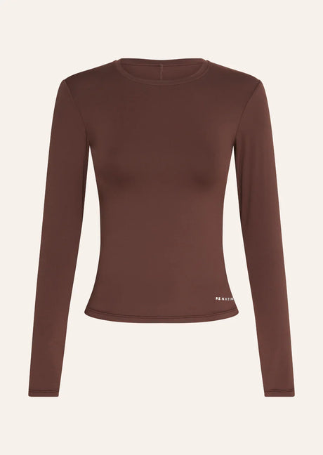 Foundation Long Sleeve Tee | Mahogany