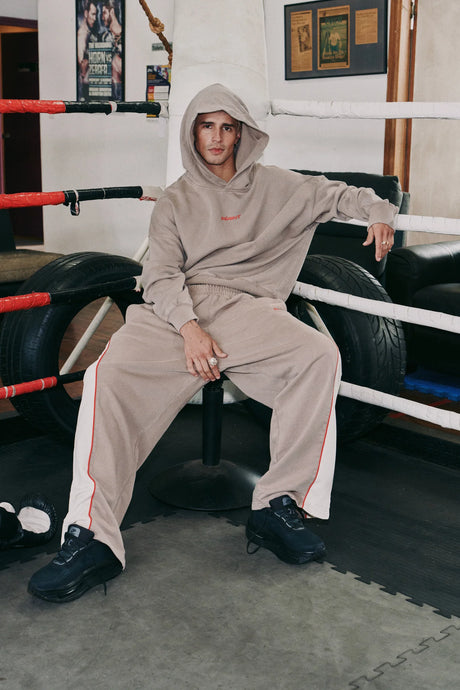 The Rival Hoodie | Acid Wash Beige