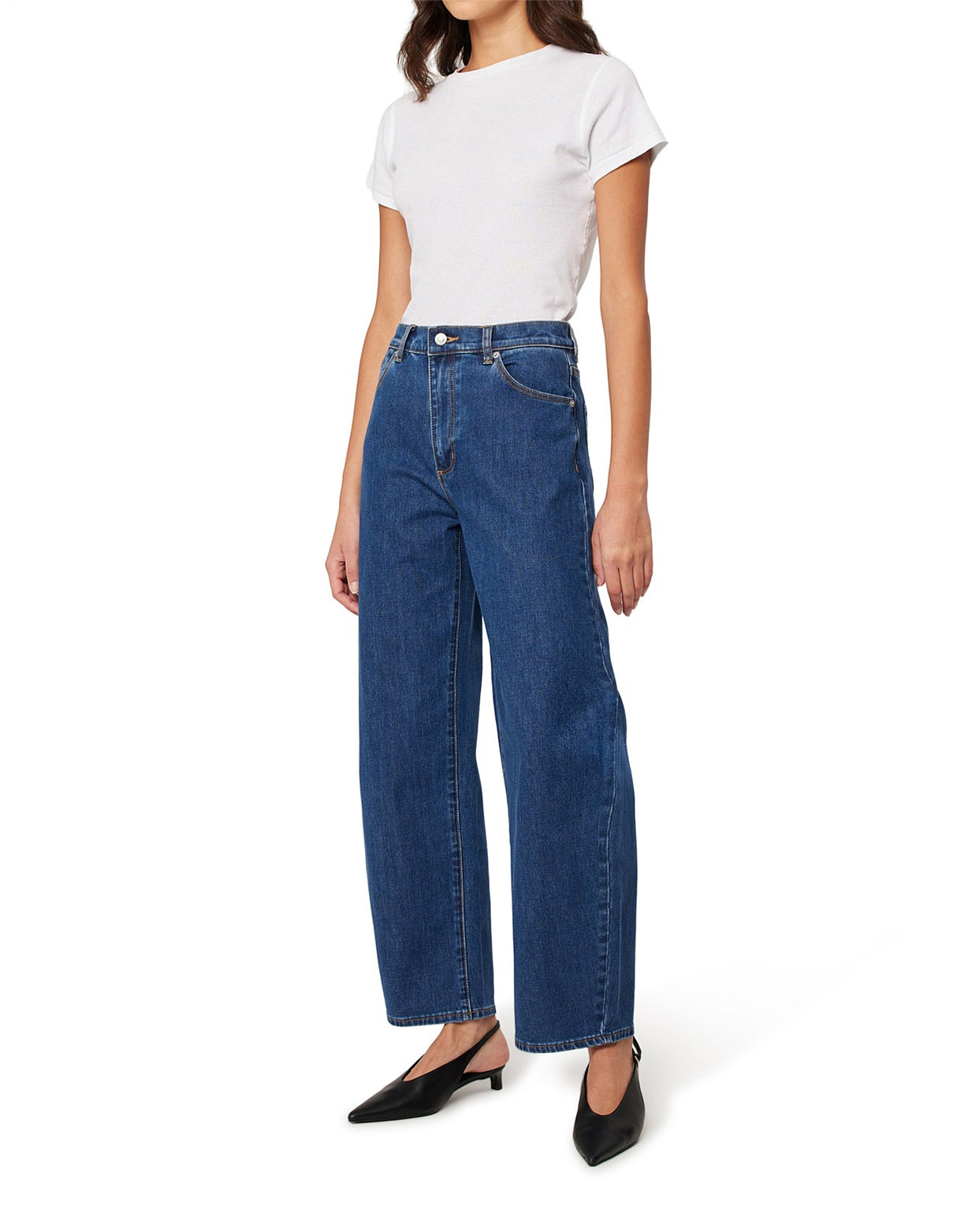Gigi Barrel Jean | Forever Blue