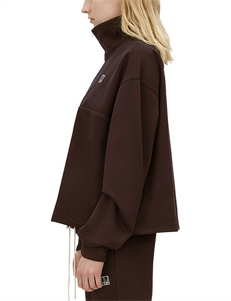 Zylus Sweater | Chocolate/White