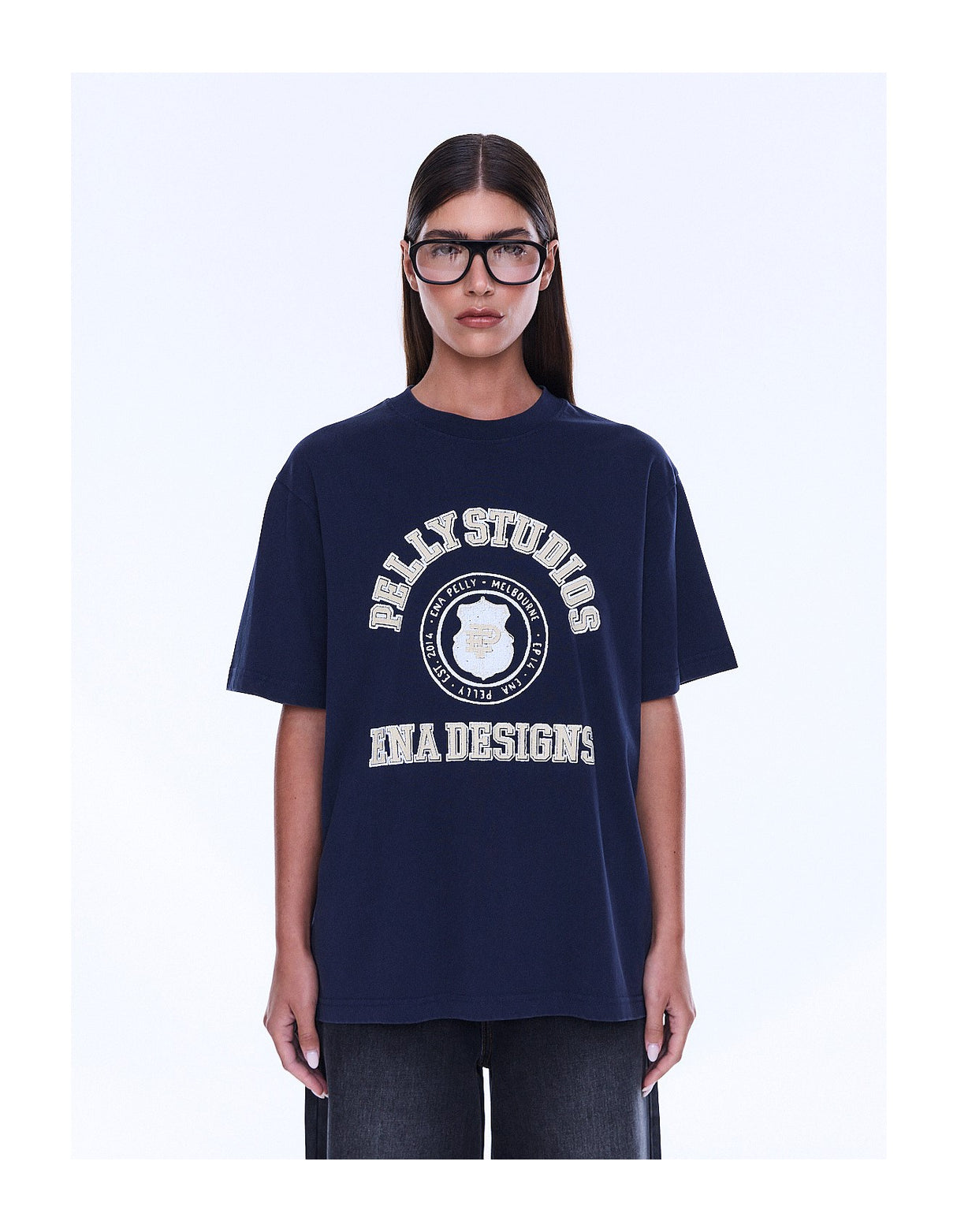 Sophia Relaxed Tee | Washed Ink