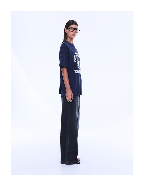 Sophia Relaxed Tee | Washed Ink