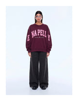 Mila Oversized Sweater | Deep Cherry Red