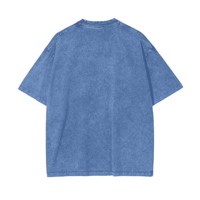 Fairy Bread Acid Wash Oversized T-Shirt | Blue