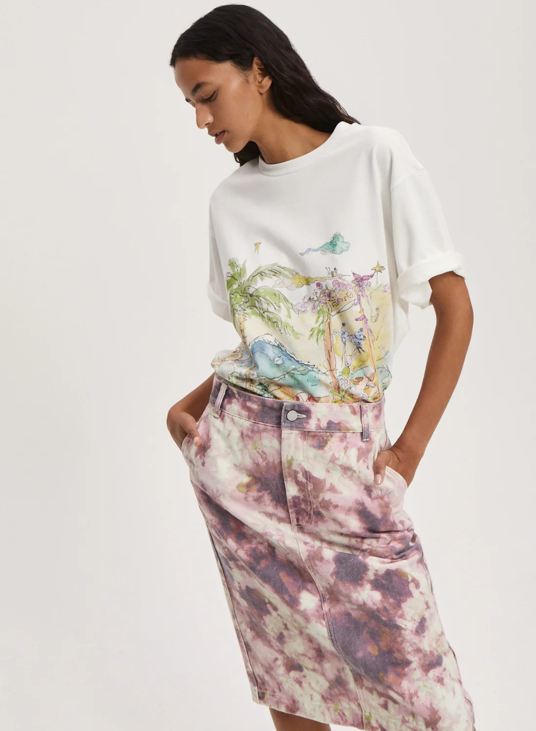 Anouk Scene Tee | Cream