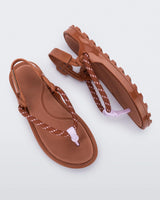 Melissa Bond Sandal | Brown & Lilac