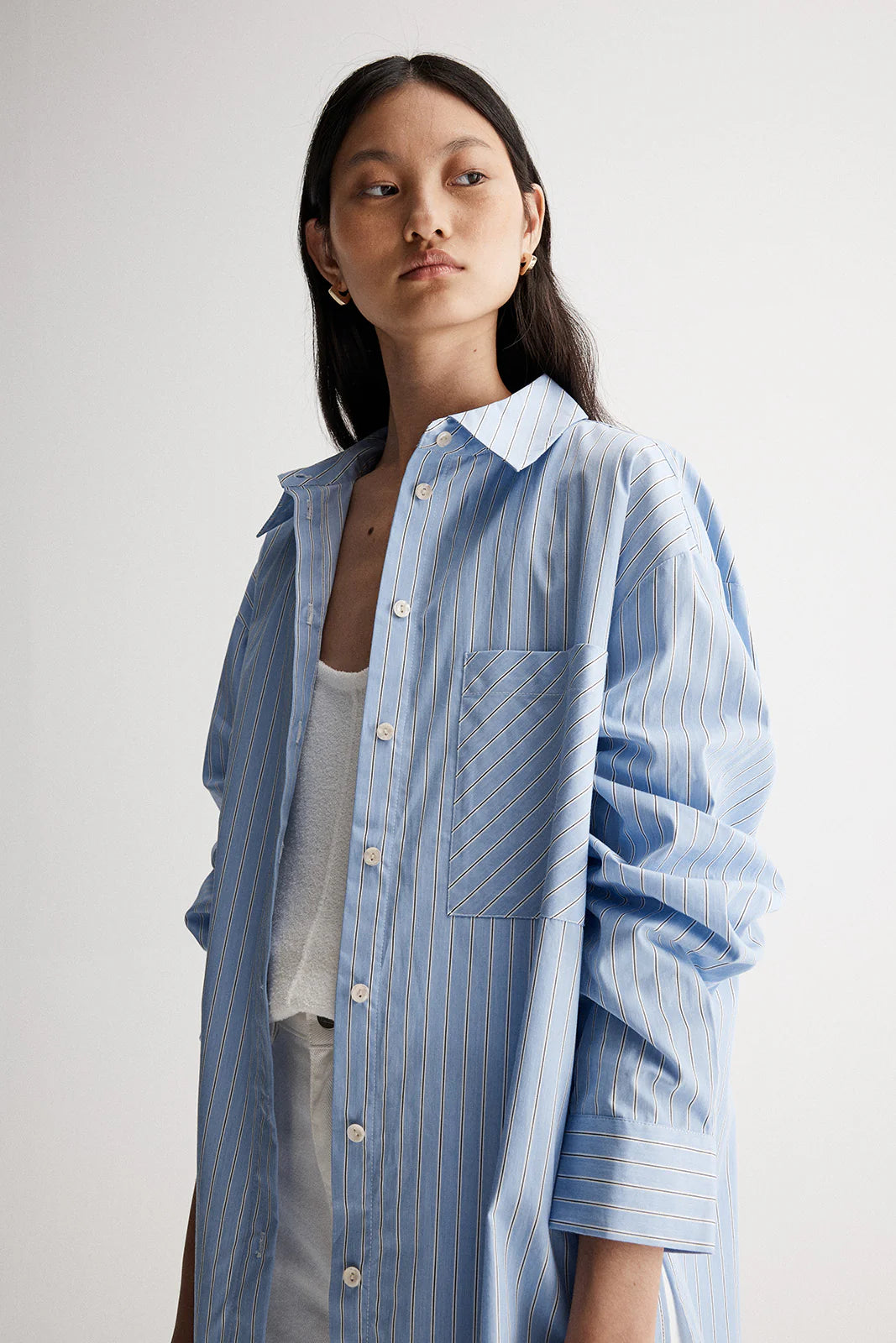 Pelli Shirt | Blue Stripe