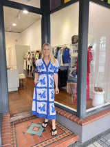 Portrait Dress | Azure Collage