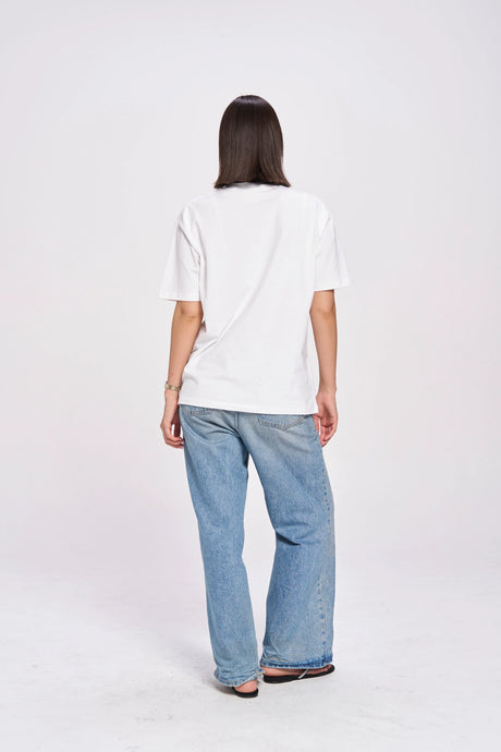 Tomato Oversized T-Shirt | White