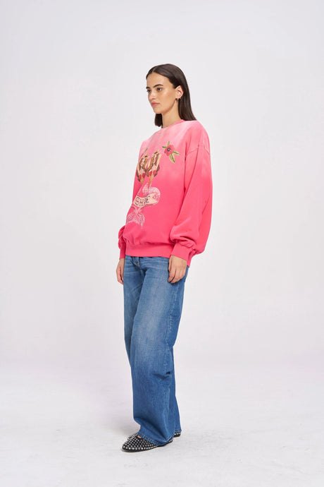 Mermaid La Sirene Crew Neck | Pink