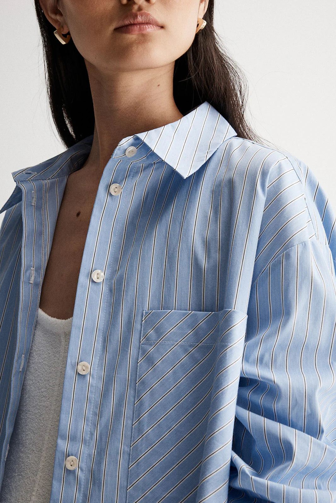 Pelli Shirt | Blue Stripe