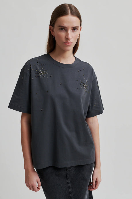 Glitta Sparkly Tee | Volcanic Ash