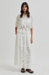 Elenore Shirt | White Alyssum