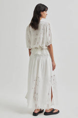 Elenore Shirt | White Alyssum