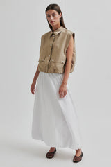 Viktoria Balloon Skirt | White