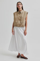 Viktoria Balloon Skirt | White