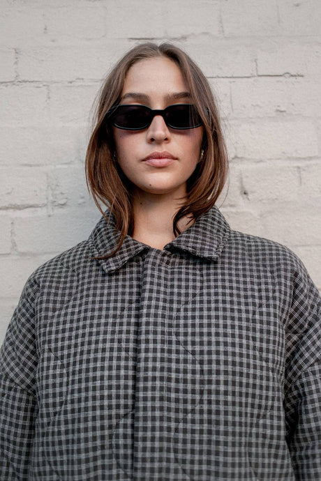 Matteo Jacket | Espresso Check