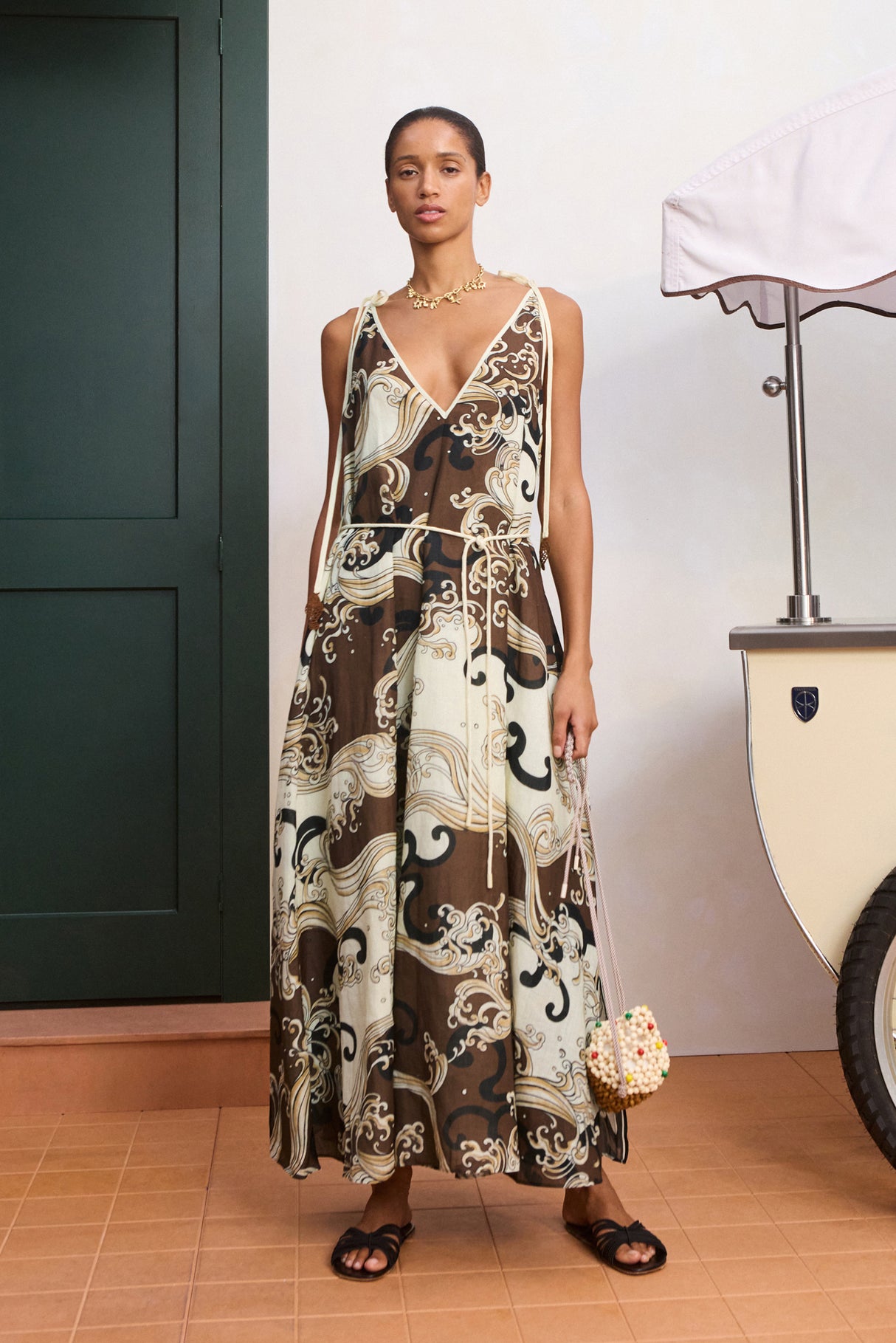 Otis Midi Dress | Chocolate