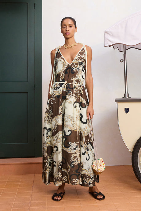 Otis Midi Dress | Chocolate