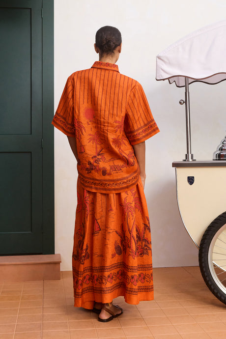 Boathouse Shirt | Orange