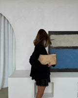 Claudia Crossbody | Raffia Braid