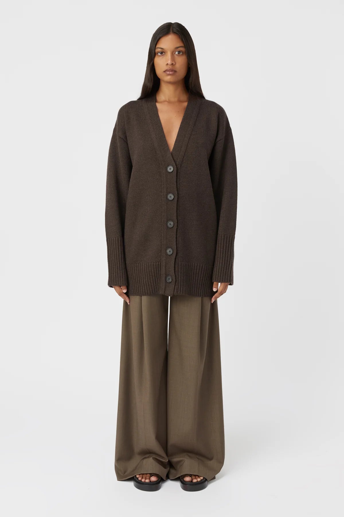 Romeo Cardigan | Chocolate Melange