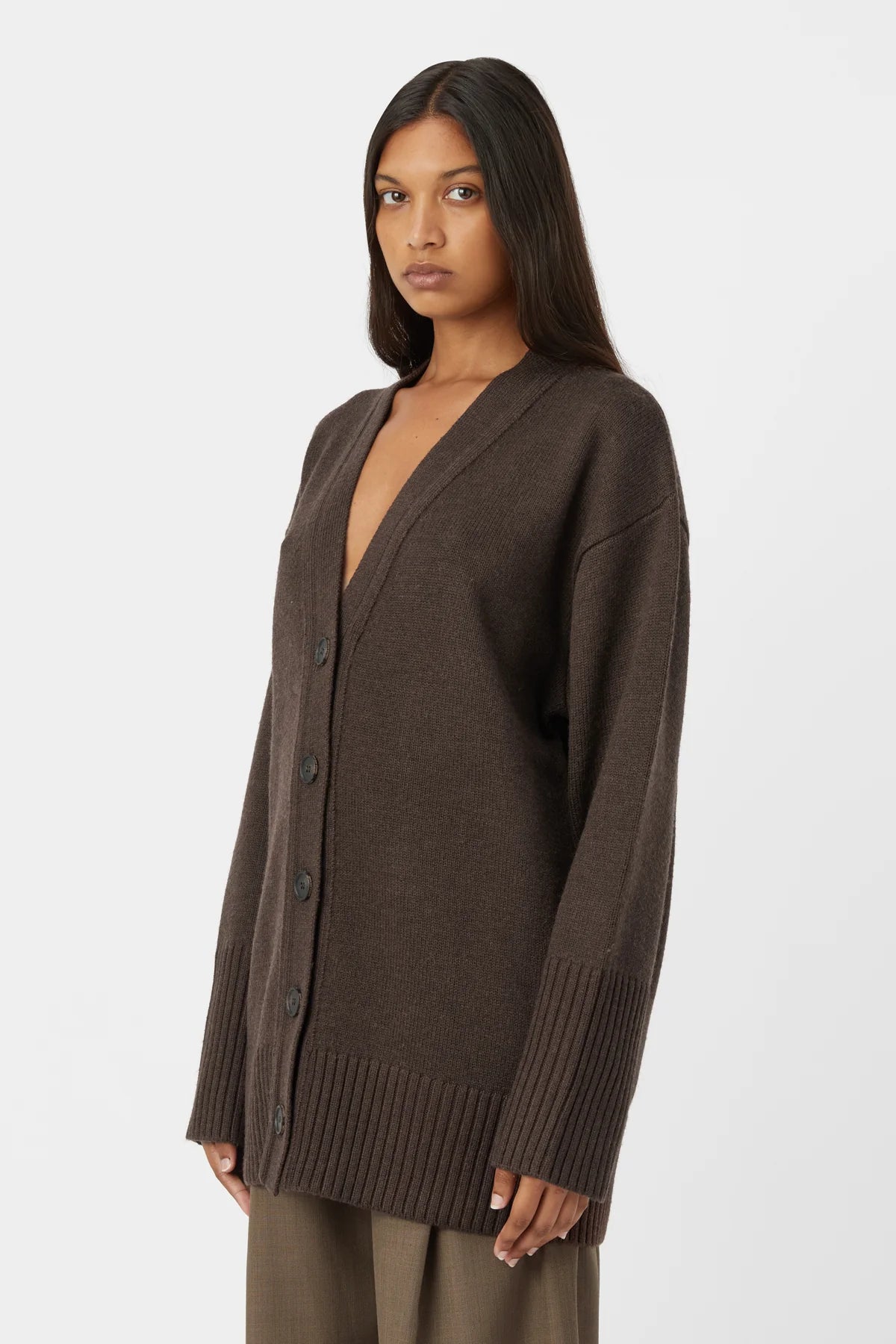 Romeo Cardigan | Chocolate Melange