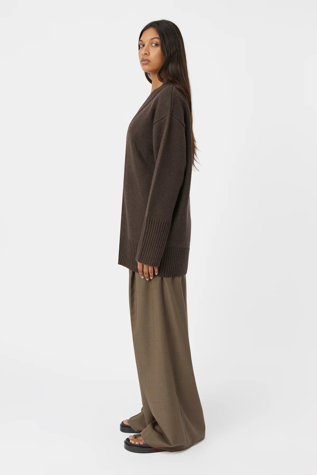 Romeo Cardigan | Chocolate Melange